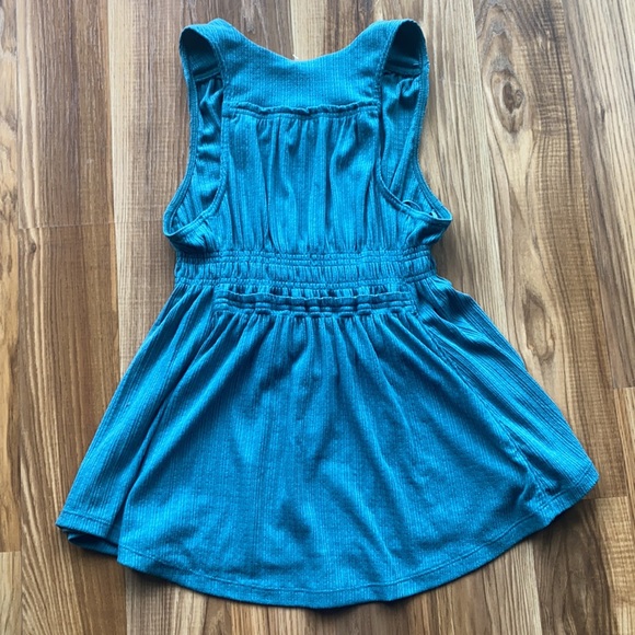 Free People Beach Bound Ocean Blue Tank Small - Picture 5 of 5